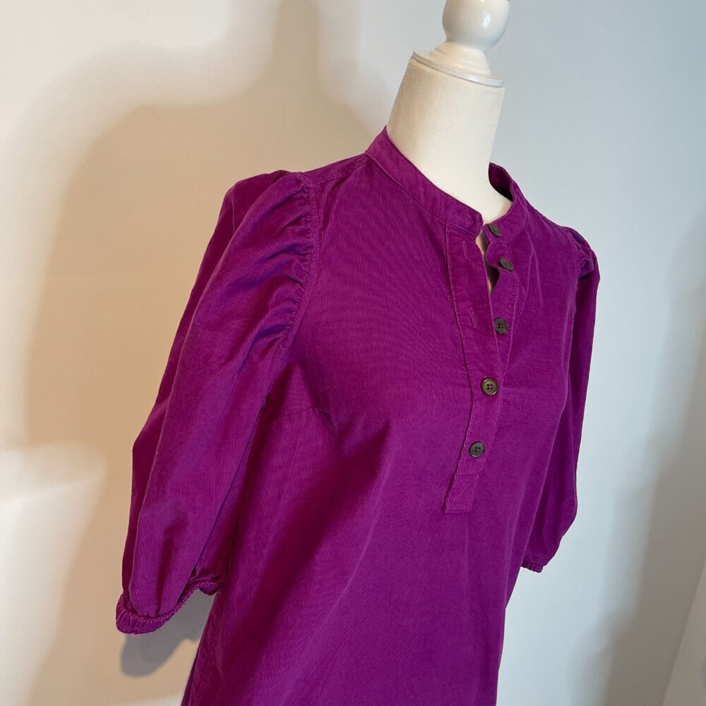 GAP Purple Mini Corduroy Dress size XS Petite - Picture 3 of 4